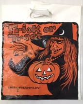 Vintage 1960&#39;s 1970&#39;s Ben Franklin Trick Or Treat Bag Halloween Witches - £13.09 GBP