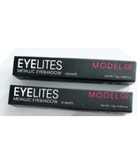 2x Model Co Eyelites Metallic Liquid Eyeshadow Lot - St Barts + Granite - $14.37 CAD