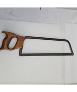 Vintage Butcher Meat Saw 11 TPI Teeth Per Inch Metal Frame Wooden Handle... - €15,74 EUR
