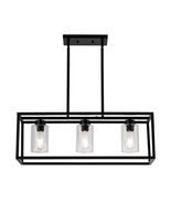 CSPRING 3 LIGHT Kitchen Island Lighting Fixture Hanging Farmhouse Pendan... - $84.01