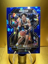 2022-23 Prizm Jordan Poole Blue Cracked Ice Michigan Warriors /99 - £16.62 GBP