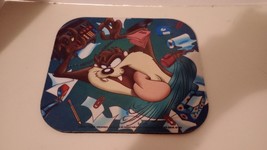 Looney Tunes Tazmanian Devil Vintage 1994 Mouse Pad 9 x 7 3/4&quot; Warner Bros. - £12.65 GBP