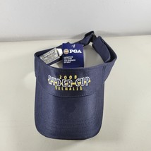 Ryder Cup Visor Valhalla Hat Blue Yellow and White Golf 2008 - $13.68