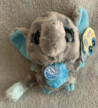 YooHoo &amp; Friends Aurora African Elephant TINEE w/Noise Plush 5” NWT Gray Blue - £7.83 GBP