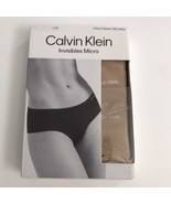 Calvin Klein Women&#39;s Invisibles Seamless Hipster Multipack Panty Light C... - $22.87
