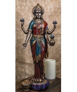 Large Hindu Goddess Of Prosperity And Wisdom Lakshmi Shri Thirumagal Sta... - €63,92 EUR