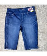 Seven7 Tummy Toner Skimmer Capri Blue Plus 22W Dark Wash Stretch Denim P... - €27,47 EUR