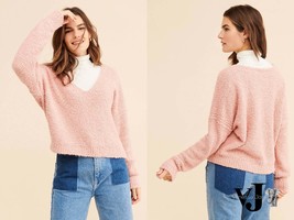 Free People Finders Keepers V Neck Sweater - £35.66 GBP