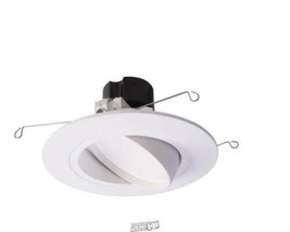 RA 5-6 in White Integrated LED Recessed Ceiling Fixture Adjustable 2700k - £25.02 GBP