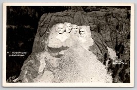 Black Hills South Dakota Mt Rushmore Memorial Aerial View RPPC Postcard C26 - $5.95