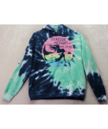 Jon Lauren Mermaid Hoodie Girls Large Multi Tie Dye Seaside Heights Long... - $16.66