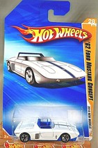 2010 Hot Wheels #28 New Models ’62 Ford Mustang Concept White Variant w/5 Spoke - £6.91 GBP