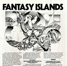 Continental Airlines 1979 Advertisement Aviation Fantasy Islands Vintage DWKK6 - £19.65 GBP