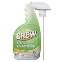 CREW Diversey Bathroom Disinfectant Cleaner, Floral Scent, 32 Oz Spray Bottle, 4 - £28.95 GBP