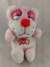 Pink Cat Panther Plush 9 Inch Love You MTY International Stuffed Animal Toy - $19.95