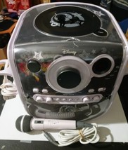 Disney Light Up CD Karaoke Machine With One Mic JB900K Rare - $6.86