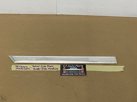 OEM 75 Chevy Monte Carlo LEFT DRIVER SIDE FRONT FENDER BODY SIDE MOLDING... - $44.54
