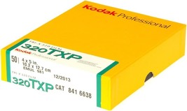 Tri-X 320 4X5-Inch Negative Film, Kodak 8416638, 50 Sheets. - £194.01 GBP