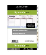 AT-A-GLANCE (061-685) 2024 Monthly Loose-Leaf Planner Refill  Desk Size - $327.75 MXN