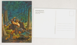 Jeff Easley Signed Tsr Ad&amp;D D&amp;D Art Post Card ~ 1983 Monster Manual Ii Cover Art - £23.10 GBP