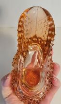 Hobnail Pink Boot/Shoe Candy Dish with Lid image 7