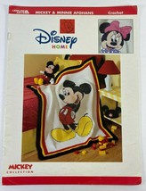 Leisure Arts Mickey and Minnie Afghans to Crochet Pattern Disney Home - $37.57
