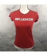 EXPRESS Women’s Influencer T-Shirt-Size Small Red - $213.51 MXN