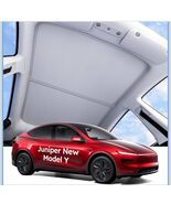 Tesla Model Y Juniper Sunshade Roof Sunroof Cover for New Model No Sag Gray - $722.60 MXN