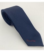 Oscar De La Renta Mens Navy Blue Red Polka Dot Tie - $92.48 MXN