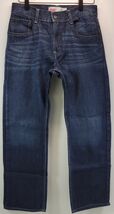 Boys Levi's 505 Straight Leg Denim Dark Blue Jeans - Size 16 Reg - 28 x 28 - $11.87