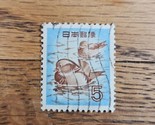Japan Stamp 1955 Duck 5Y Used - $1.89