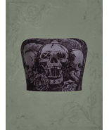 Punk Grunge Skull Tube Top - £10.41 GBP