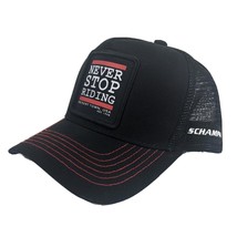 Schampa Motorcycles Hat Never Stop Riding Off Road USA - £16.03 GBP