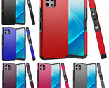 Tempered Glass / Shockproof Hybrid Cover Phone Case For T-Mobile REVVL 7 5G - £7.84 GBP+