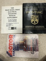 1986 Pontiac FIERO Service Shop Repair Workshop Manual Set W Supplement + - £81.93 GBP