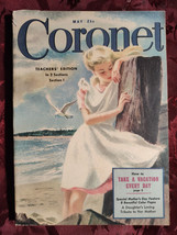 Coronet May 1947 Arthur Szyk Helen Keller Raymond Massey Sheilah Beckett - £7.17 GBP