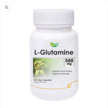 L-Glutamine 500mg, 60 capsules - £11.70 GBP