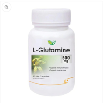 L-Glutamine 500mg, 60 capsules - £11.18 GBP