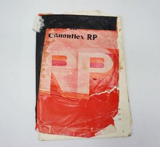 Canon Canonflex RP Camera Manual 1960's Made in Japan - $14.84