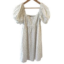 NWT Moon River Milkmaid Balloon Sleeve Empire Mini Dress M Y2K Babydoll ... - $836.81 MXN