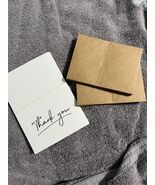Thank You Cards with Kraft Envelopes and Stickers, Bulk Pack of 24, 3x5 ... - $13.79 CAD