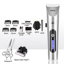 Professional Hair Clipper Electric Trimmer For Men With LED Screen - £45.99 GBP