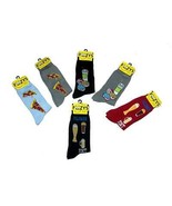 FOOZYS Colorful Doughnuts Coffee Pizza Beer Crew Socks Men&#39;s 10-13 YOU C... - £6.44 GBP