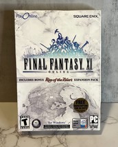 Final Fantasy XI PC 2003 Complete Box Includes Rise of the Zilart Expansion CIB - £13.01 GBP