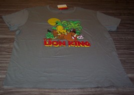WOMEN&#39;S TEEN Juniors Walt Disney THE LION KING Timon Pumbaa T-shirt XL NEW - $19.80