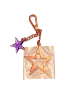 MAC cosmetics rose gold purple star keychain Bag Charm - £15.47 GBP