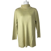 French Rags Cream Pullover Turtleneck Sweater Size 1 Rayon Made in the USA - £25.53 GBP