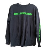 Billie Eilish Long Sleeve T-Shirt Size Small Black 2019 Tour Don&#39;t Smile... - £13.28 GBP