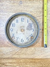 Antique Ingraham Clock Dial (5.42 Inch Dia) W/ Bezel (No Glass) (KD1172) - $18.99