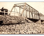RPPC Iron Highway Bridge Redfield New York NY Postcard W15 - $24.70